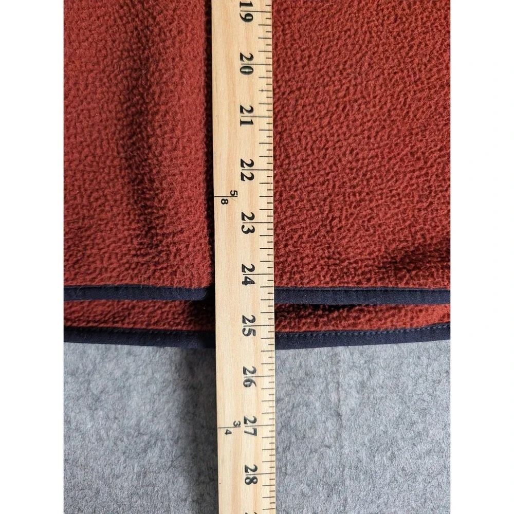 The North Face TKA Glacier Snap-Neck Fleece Hoodie‎ Burnt Orange Mens M NF0A4AJB